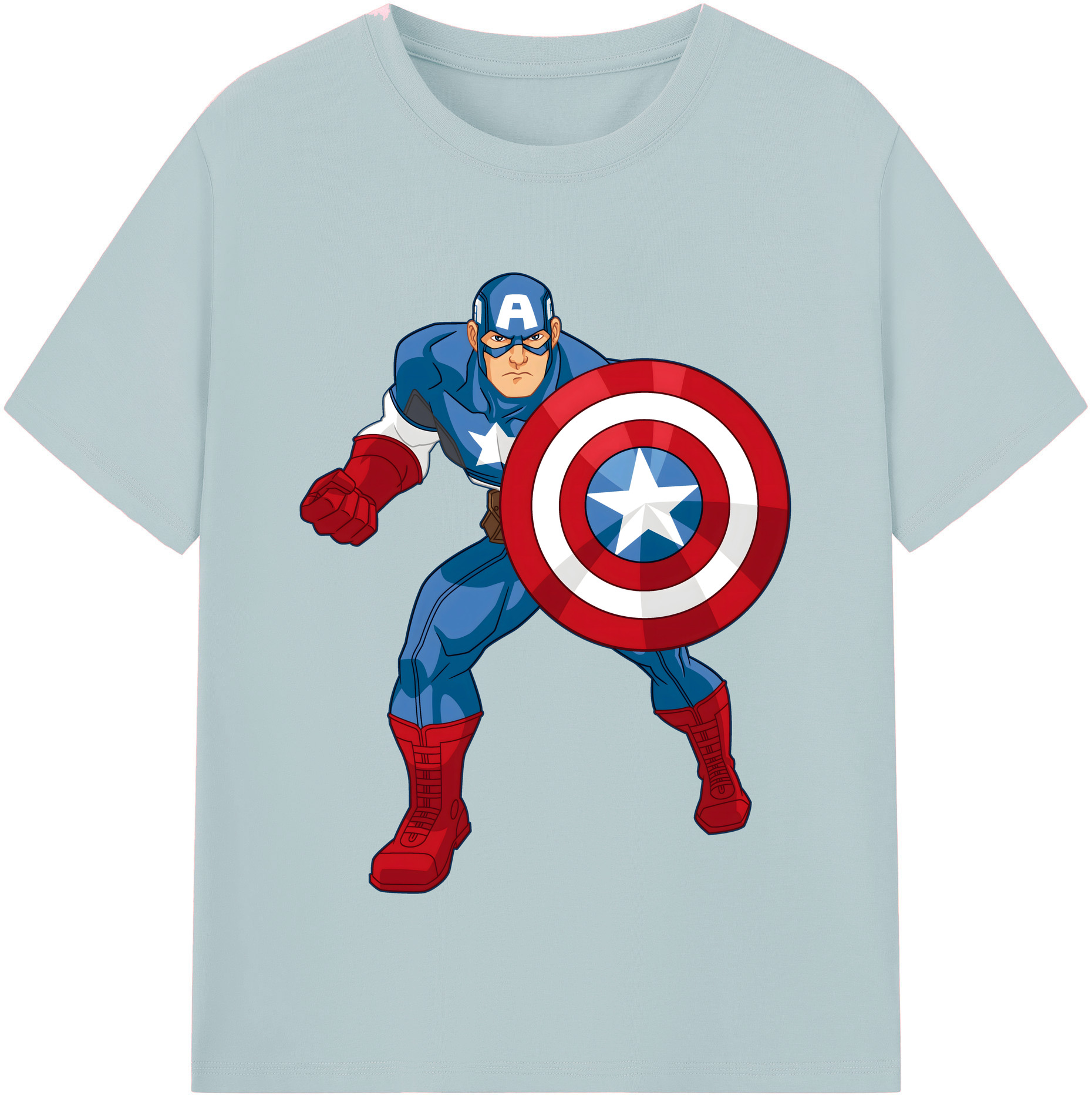 （画像用） アベンジャーズ The Avengers 綿100％半袖Tシャツ（フロントプリント）